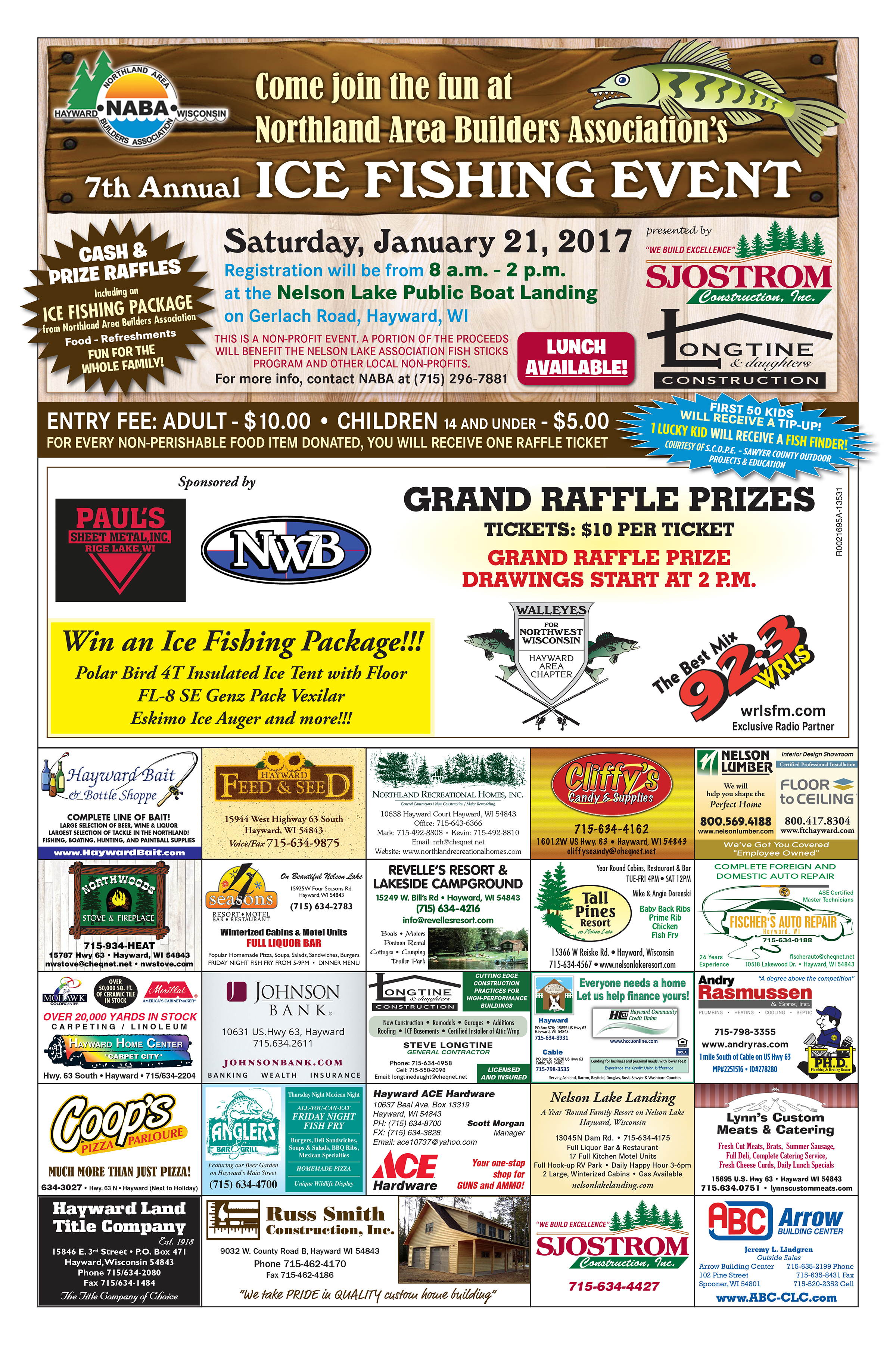 Northland Area Builders Association Ice Fishing Event